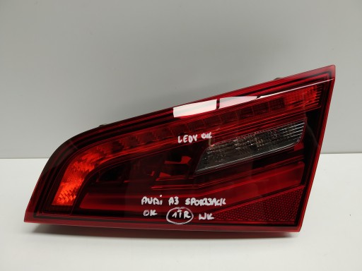 Audi A3 5D Sportback light LED right klape rear part 8v