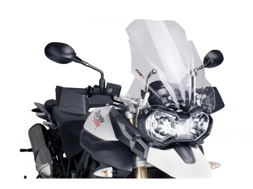 5652W - Туристичне скло PUIG TRIUMPH TIGER 800 / XC 11-17R. прозорий колір.