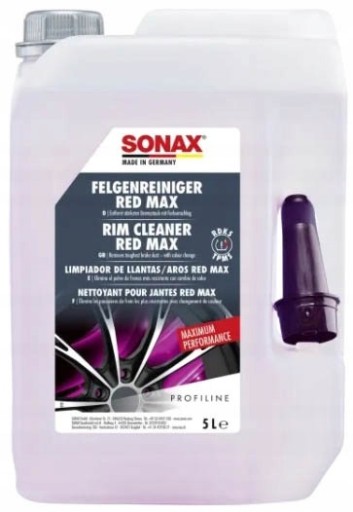 SONAX PROFILINE RED MAX ДЛЯ МЫТЬЯ ДИСКОВ - 5л