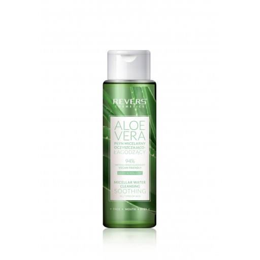 Aloe vera Upokojujúca micelárna voda Čistiaca Aloe vera Revers