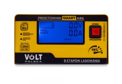 Зарядное устройство VOLT 6V 12V 15A LCD SMART