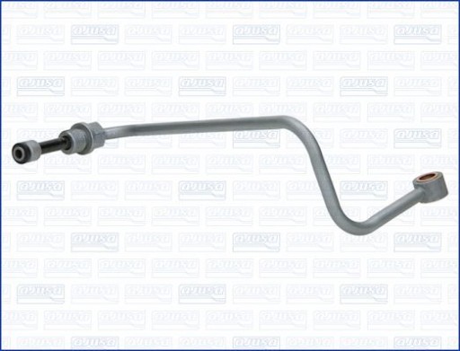 AJUOP10030 - МАСТИЛЬНИЙ ШЛАНГ ТУРБОКОМПРЕСОР RENAULT LOG [OP10030] Патрубок мастила