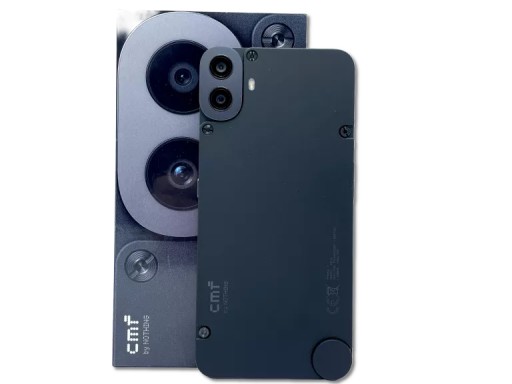 NOTHING - Nothing CMF phone 1 メモリ8GB 128GB ブラック CMF by Nothing Phone 1 8/128GB Black 120Hz - Smartfony i