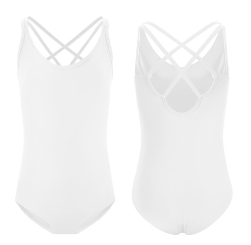 Балетне боді Papilio LYSL01, розмір S/M, біле