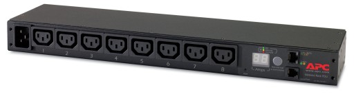Apc ap7821b pdu розгалужувач живлення 8 x 0u/1u мережева розетка чорна