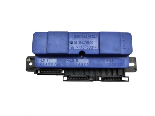 module control unit SAM KOMFORTU SMART FORTWO and 0002351V007