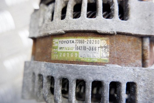 Генератор lexus rx (_u3_) 2706020290 3.0l бензин 150kw 2005 р.в.