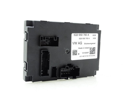 16547521317 - Модуль контроллера сиденья skoda super iii 15- 5q0959760a