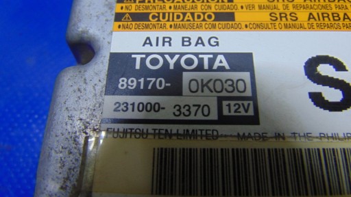 SENSOR modul airbag AIRBAG TOYOTA HILUX VII 05-16R