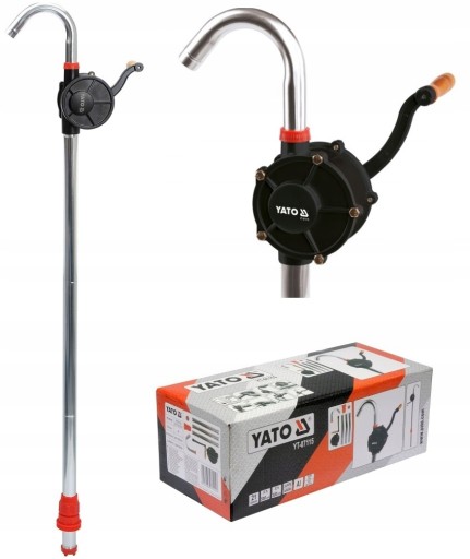 YATO НАСОС МАСЛЯНИЙ ПАЛИВНИЙ НАСОС РУКОЯТКА БАРЕЛЬ ГАЛУН. 21л / хв YT-07115