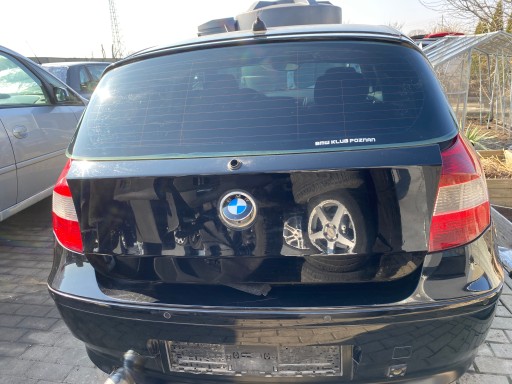 BMW 1 and E87 04-11 trunk door boot rear rear part kod lakieru 668/9 SCHWARZ 2