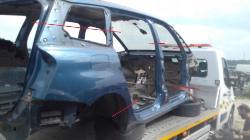 12319456413 - ЧВЕРТЬ ЗАДНЄ КРИЛО ПРАВЕ C4 GRAND PICASSO II