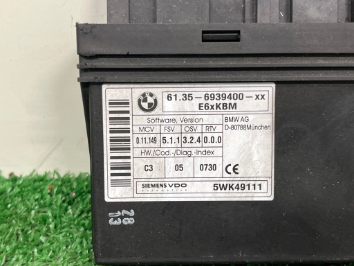 comfort control unit BMW E60 61356939400