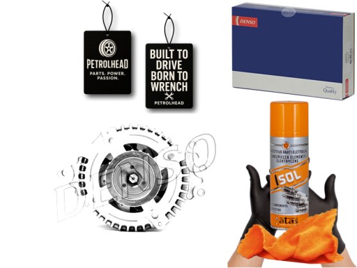 DENDAN981#ECS-PCP+K - Генератор (14в 130а) mini (r50 r53) 1.4d 06/03-09 #petrolhead pro+ kit4