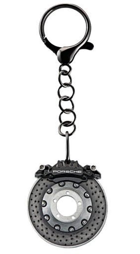 БРЕЛОК PORSCHE, ТОРМОЗНОЙ ДИСК, ЧЕРНЫЙ