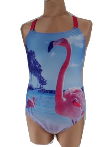 Суцільнокроєний купальник Y.F.K. 146 рожевий