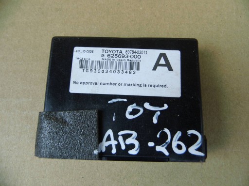 Toyota Auris II E180 modulo computer Centralina immobilizera 89784-02071