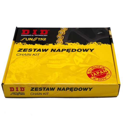 DID525VX G&B-118 - КОМПЛЕКТ ПРИВОДА DID + SUNSTAR HONDA XL600V TRANSALP