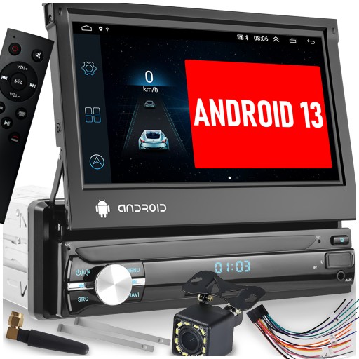 AUTORÁDIO 1 DIN ANDROID GPS USB WIFI DAB+