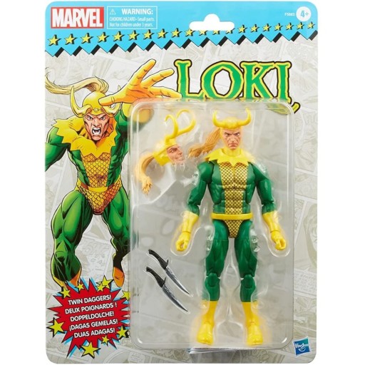 РУХОМА ФІГУРКА ЛОКІ 17 см. КОМІКСИ MARVEL LEGENDS