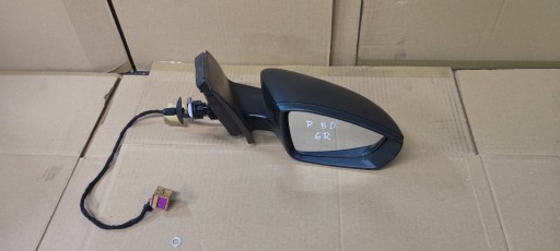 VW POLO V 6R 09-14r. mirror right manually 2-PIN