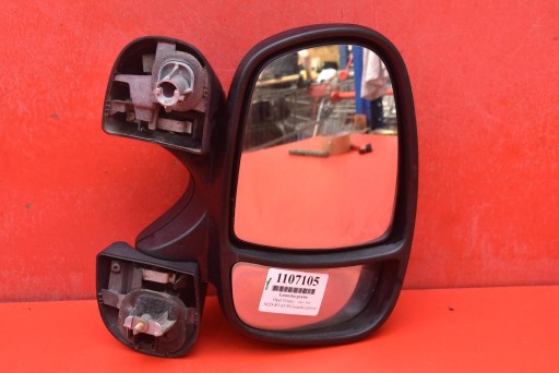 mirror right black, EU 010022 OPEL VIVARO A 02-06 5 PIN