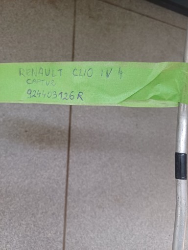 trubka vedení klimatizaci RENAULT CLIO 4 IV CAPTUR 924403126R