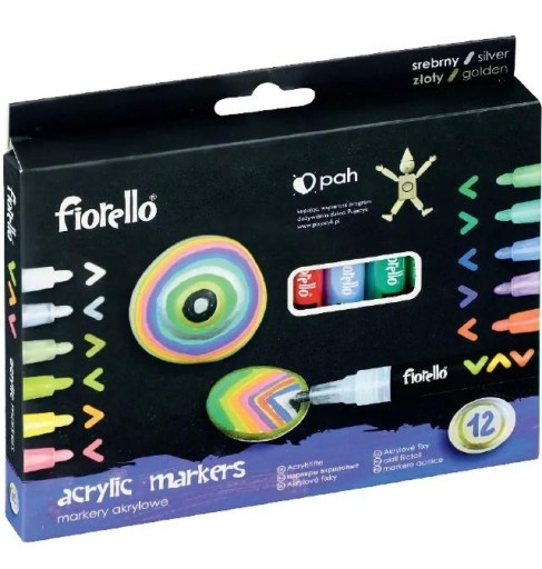 Маркери Fiorello 12 шт.