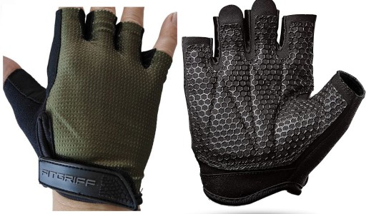 Тренувальні рукавички Fitgriff M/L відтінки зеленого