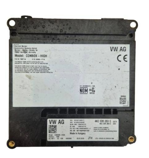 Модуль экстренного вызова Audi SOS 4KE035283E