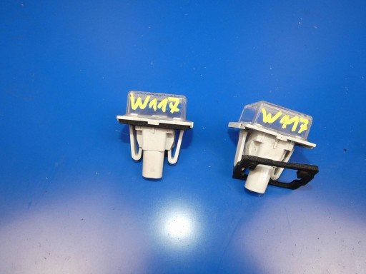 MERCEDES CLA W117 W176 W246 diodes signs REJESTRACYJNEJ KOMPLET