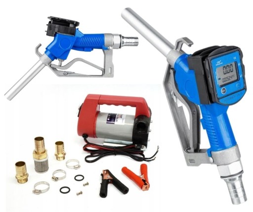 Насос 12V для зливу масла палива пістолет на