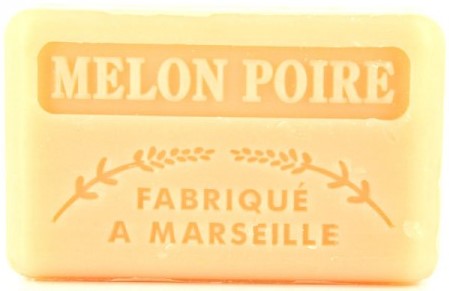 Jemné francúzske mydlo Marseille MELON POIRE MELON HRUŠKOVÁ 125 g