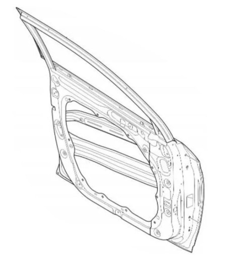 76003-D3001 - Входная дверь передняя часть tucson 2015-2020 новое! 76003d3001