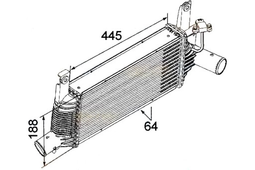 HEL-8ML 376 - ИНТЕРКУЛЕР HELLA 14461EB360 077005N DN4339 376746