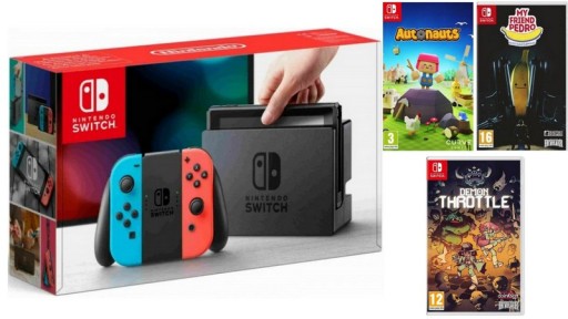 NINTENDO SWITCH + 3 NOWE GRY ! - Sklep, Opinie, Cena w Allegro