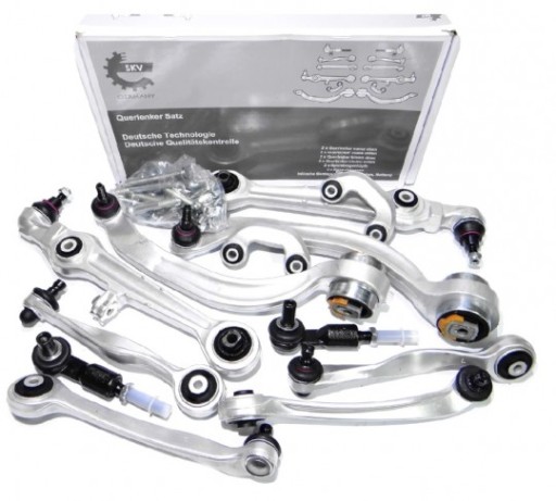 04SKV100, 04SKV100 - Комплект поперечных рычагов vw passat b5+fl audi a6 a4 усиленные