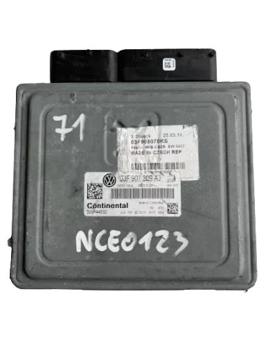 VW SKODA SEAT Computer ECU 03F907309AJ 03F906070KS 5WP44832