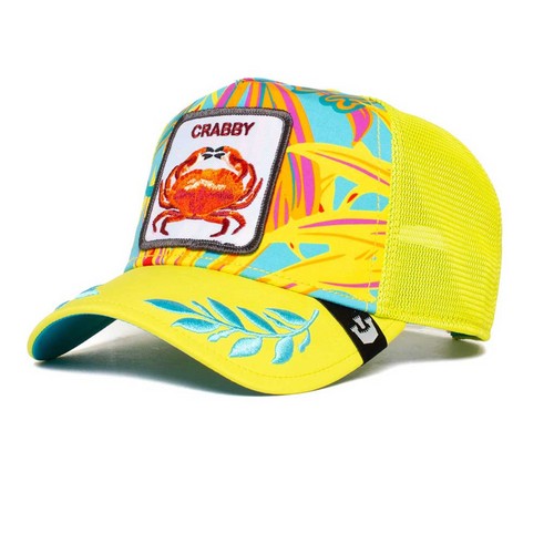 Czapka z daszkiem Goorin Bros Totally Clawsome Crabby Neon Yellow Krab