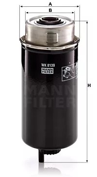 Mann-Filter WK 8139 топливный фильтр