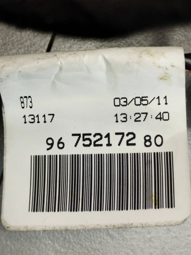 Peugeot 508 bundle door right rear part 9675217280