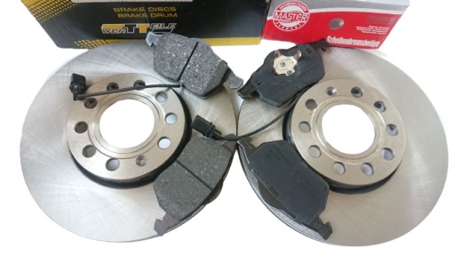 ДИСКИ WERTTEILE + КОЛОДКИ MS ПЕРЕДНИЕ AUDI VW