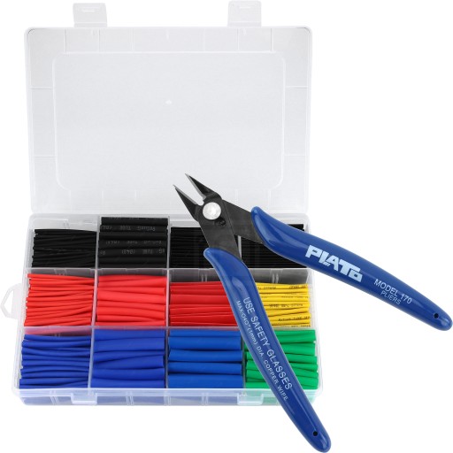 560ШТ термоусадочная трубка комплект + плоскогубцы