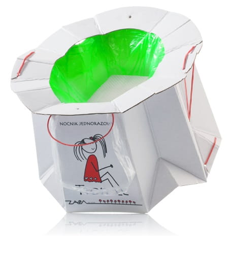 Одноразовий горщик Трон білий