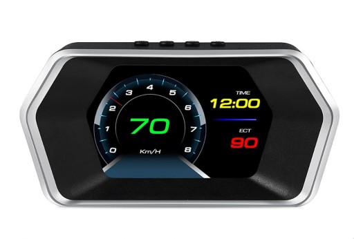 АВТОМОБИЛЬНЫЙ ДИСПЛЕЙ HUD P17 OBD2 GPS НА РУЧКЕ