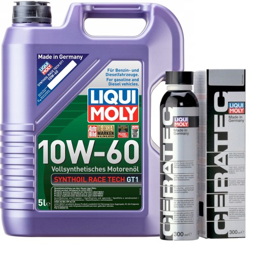 LIQUI MOLY SYNTHOIL RACE GT1 10W-60 5л 8909+LM7181