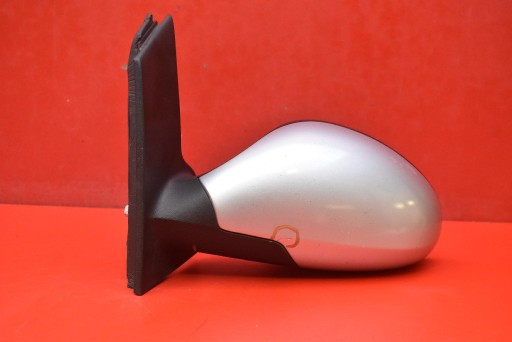 mirror left silver EU 014142 SEAT TOLEDO 3 III 04-10 5 PIN
