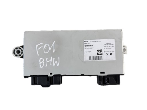 module control unit CAS BMW F01 9268751