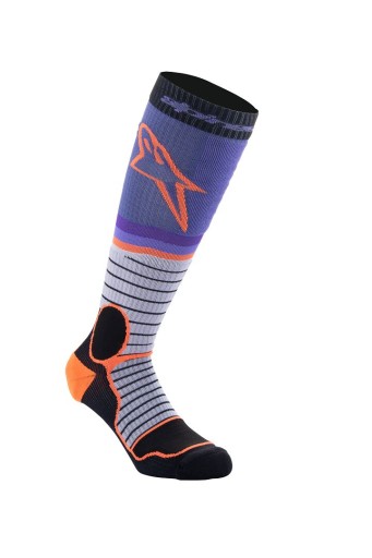 ALPINESTARS MX PRO CROSS SOCKS PURPLE/BLACK/GREY S