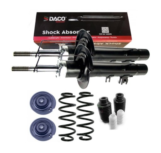 451926 - Передние амортизаторы daco, полный комплект citroen c3 1